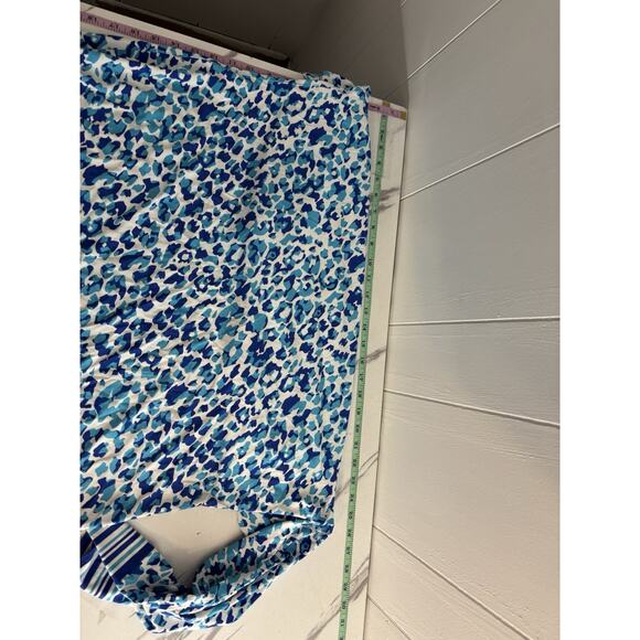 Coolibar Womens Oceanside Midi Dress XL Shift UPF 50+ Blue Geometric Print - Picture 7 of 8